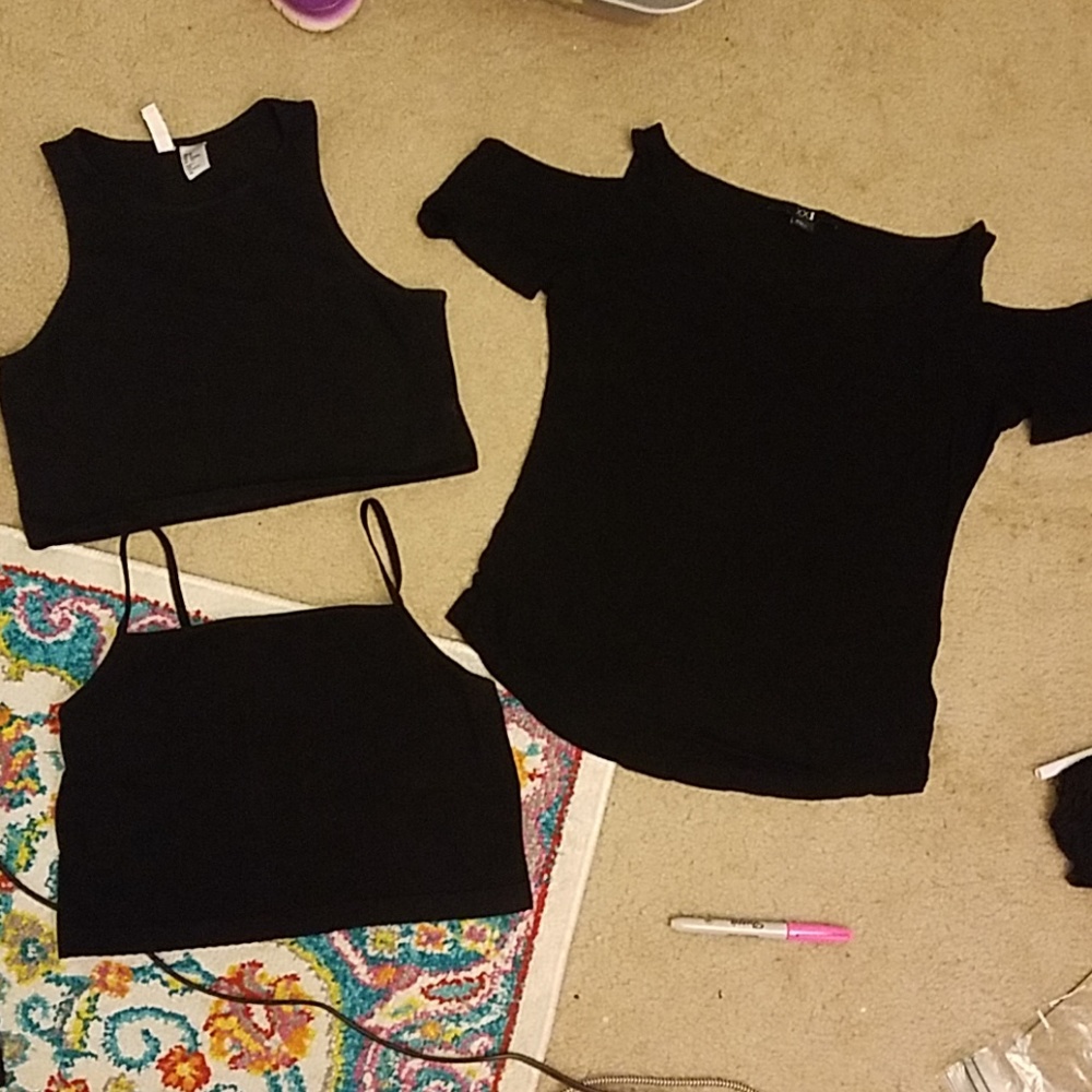 Basic black shirt bundle